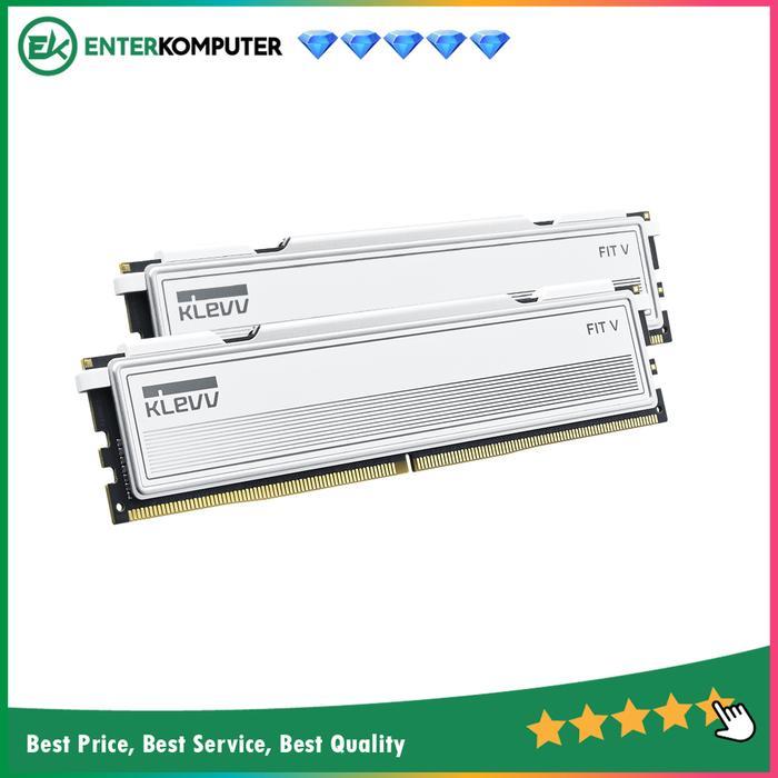 RAM KLEVV FIT V DDR5 White PC44800 5600Mhz 32GB (2X16GB) / RAM 32GB