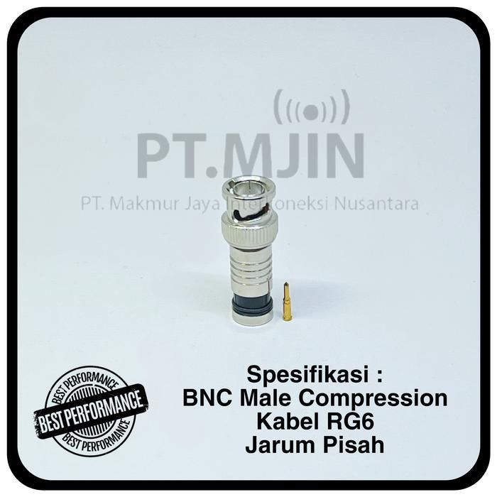 N3W Konektor BNC compression Rg6