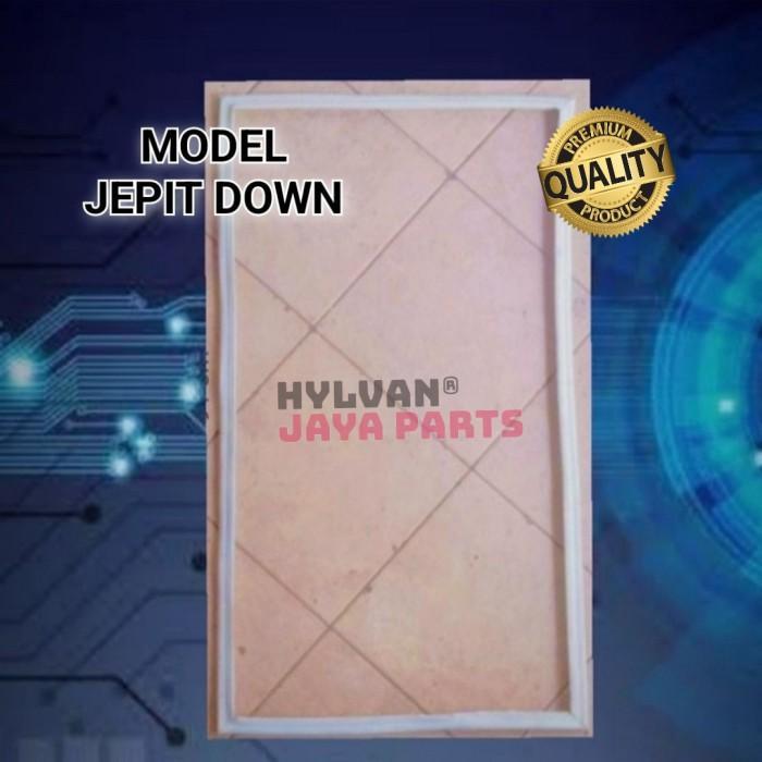 GASKET KARET PINTU KULKAS SANYO 1 PINTU 49 X 103 Cm MODEL JEPIT