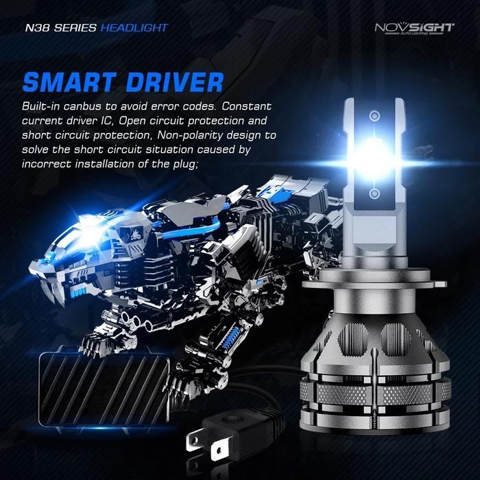 Ready LAMPU LED MOBIL NOVSIGHT N38 HEADLIGHT DAN FOGLIGHT MOBIL