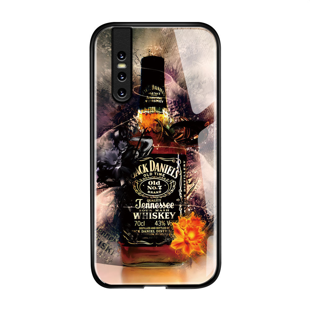 HardCase Kaca Casing For VIVO V15 Pro 1818 Case Kesing Hp Phone DLJ A1-2756 BL