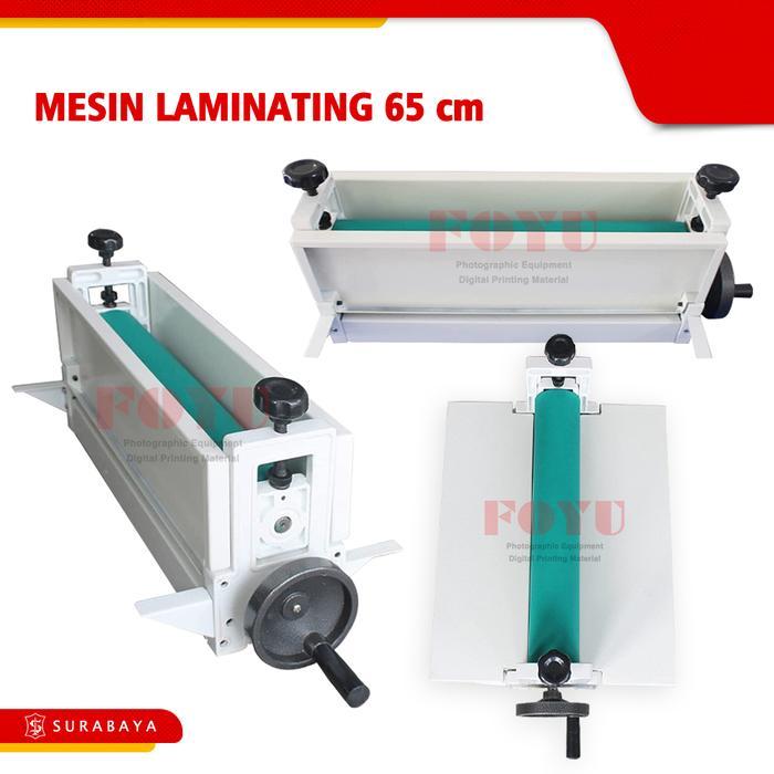Mesin Laminating Cold Dingin Rangka Besi Lebar 65 cm Roll
