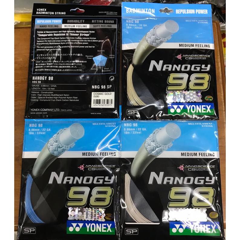 SENAR BULUTANGKIS NANOGY 98 SP PASANG ORIGINAL