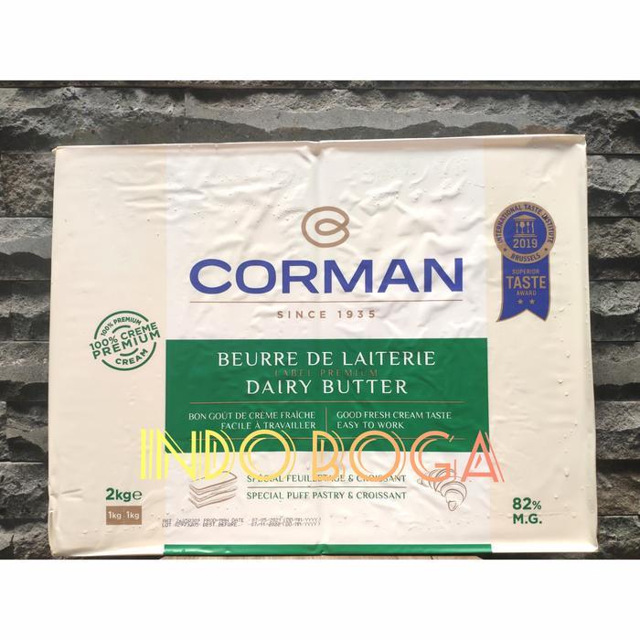 Corman Dairy Butter Sheet fat 82% / korsvet corman dairy butter