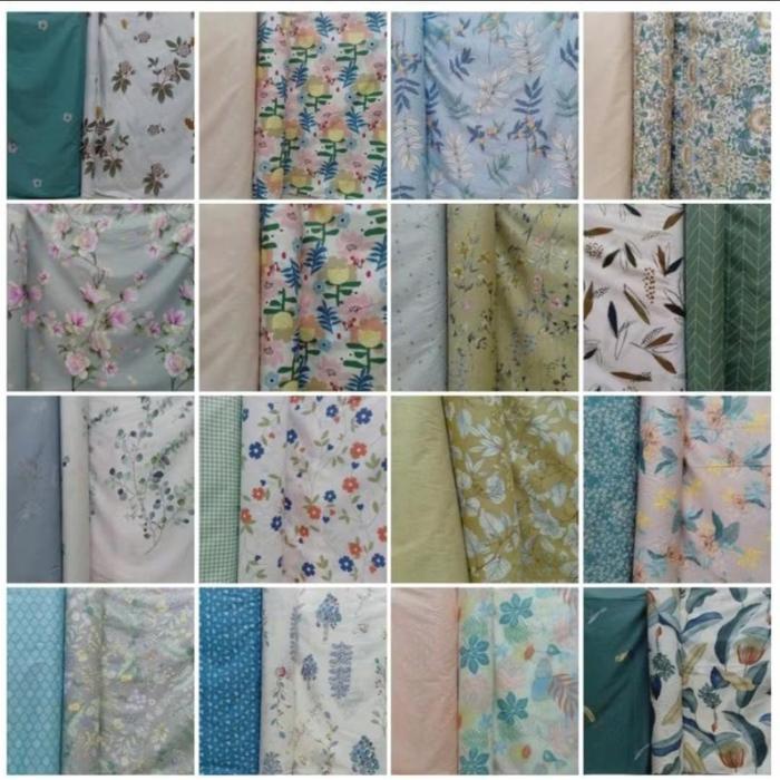 Terbaru Bahan Kain Katun Jepang Meteran Motif Pilih Berdasarkan Ig Catra Collections Jpn