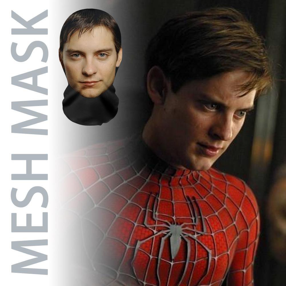 3D Realistic Face Masks Mascaras Realistic Mask Cosplay Prop Funny Mesh Mask Full Face Headwear