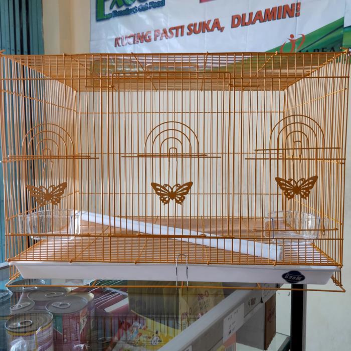 Boom Tempat-Kandang-Kurungan Burung Kotak Merk Boom 60 X 40 X 40 Cm Terpercaya Untuk Kandang Burung