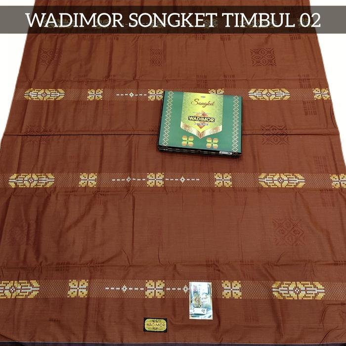 Sarung Tenun Wadimor Songket Timbul Dan Kembang Balian Viscose Staria Motif Bhs Halus Terbaru