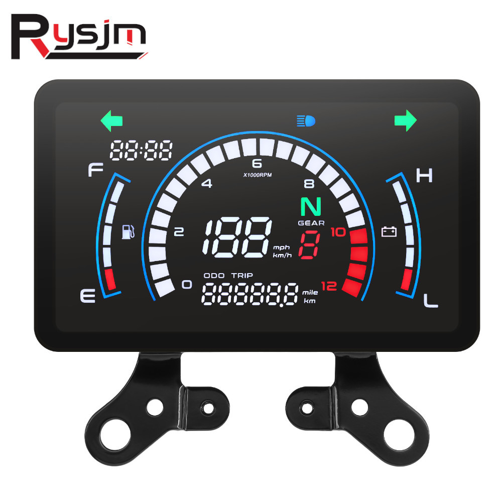 For Honda Ex5 Dream/Ex5 Ipowed Motorcycle Digital Speedometer Custom Motorcycle Instrument Dashboard