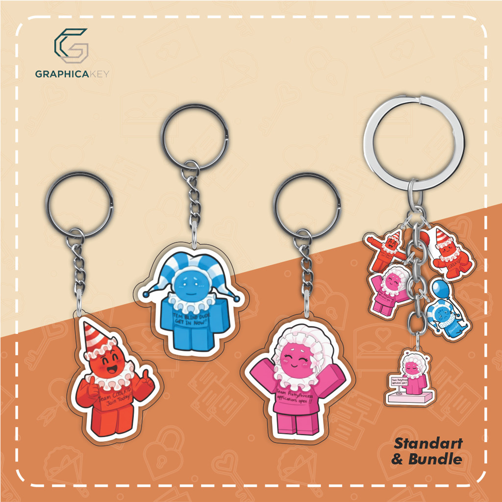 Ganci / Gantungan Kunci Akrilik FORSAKEN C00LKIDD PARTY SKINS