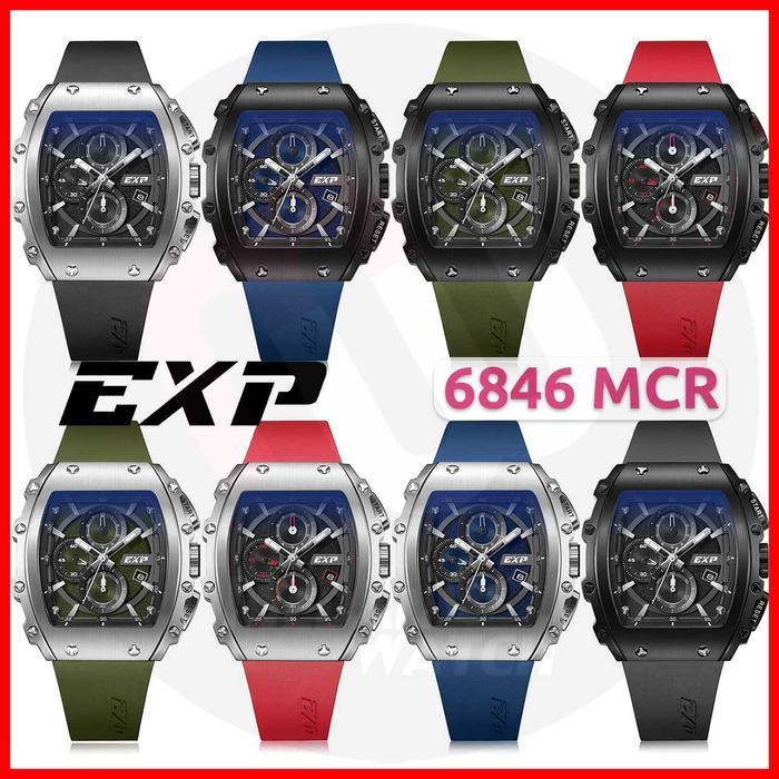 ASLI Jam Tangan Pria Analog 6846MCR E 6846 MCR E6846MCR Garansi Resmi READY STOCK