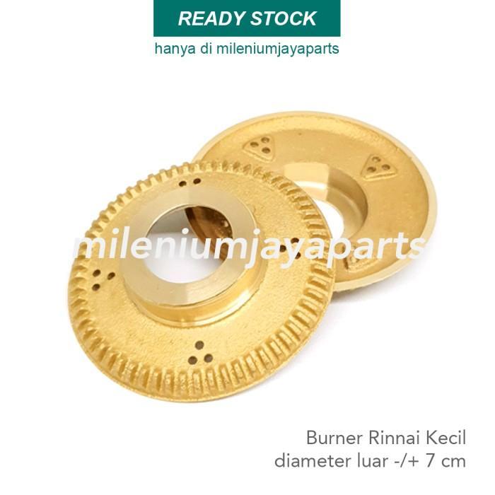 Burner Kuningan Kompor Gas Rinnai Kecil 72 mm kualitas Ekonomi / Sumbu Burner Kompor / Aksesoris