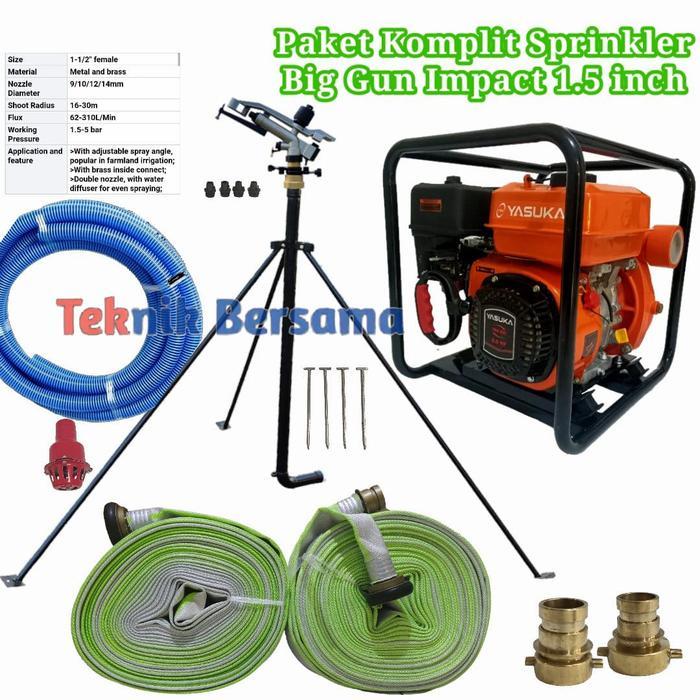 Sprinkler Big Gun Impact Paket Komplit