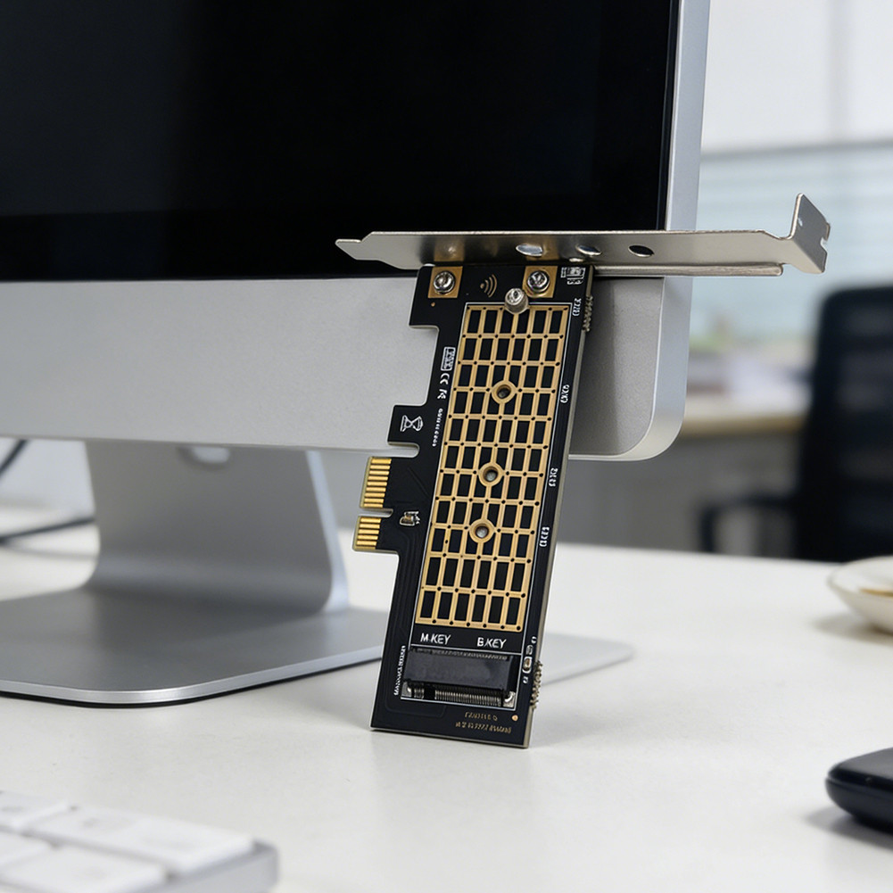 M.2 NVME SSD To PCIe 3.0 X1 Adapter Card 8Gbps M.2 NVME To PCIe 3.0 X1 Adapter M Key PCIe NVMe SSD