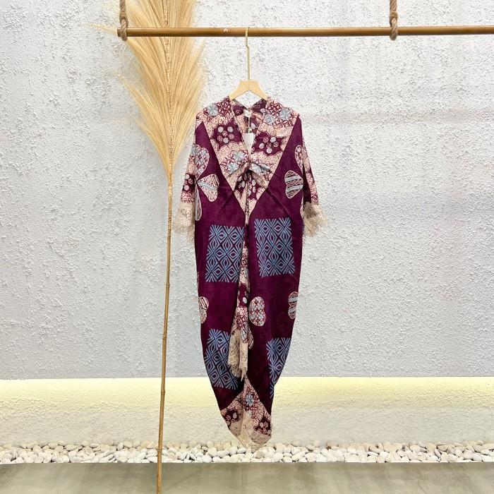 Lausboutique-Kaftan Lace Viscose-Seri Rempah-Kaftan Batik Wanita