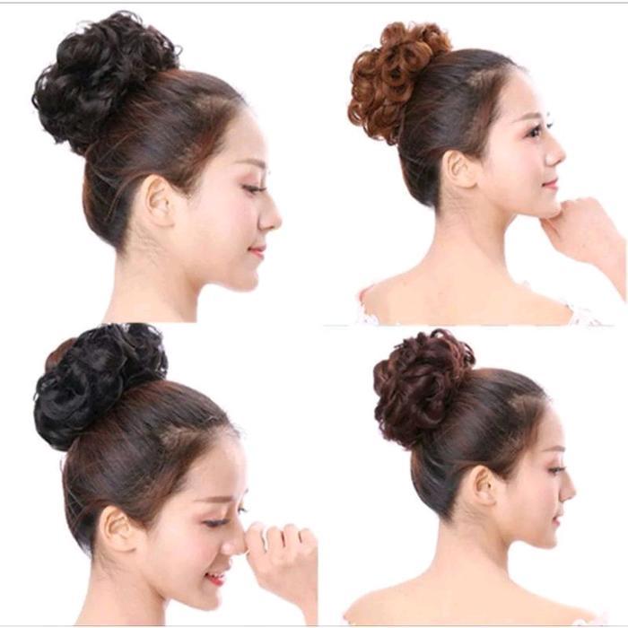 WIG CEPOL RAMBUT PALSU HAIR SINTETIS KONDE IKAT RAMBUT PALSU KARET RAMBUT