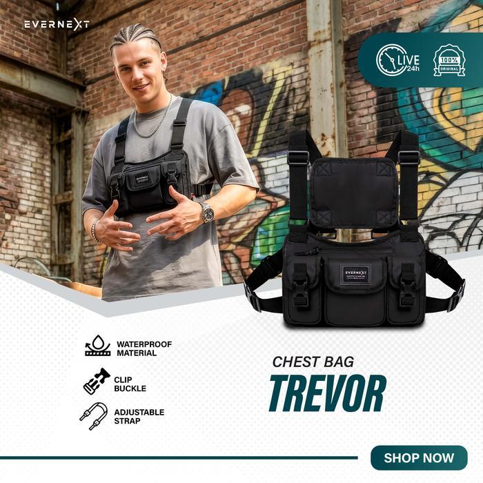 Eiger - Chest Bag Trevor Waterproof Tas Dada Tactical Rig Bag Outdoor Tas Pelindung Dada Motor Biker