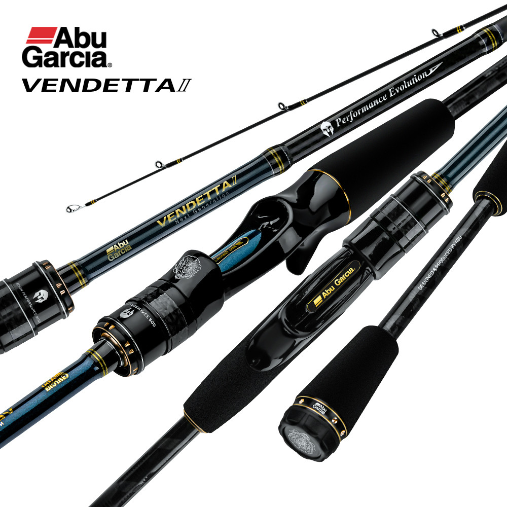 ABU Garcia Original VENDETTA Spining/Casting 2 Sections Lightweight/High Sensitivity Fishing Rod