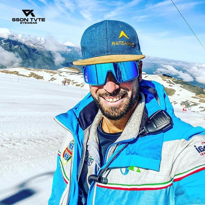 DISKON Kacamata Hitam OlahBersepeda Running Sunglasses Aviator Running Naik Gunung UV400 Fashion