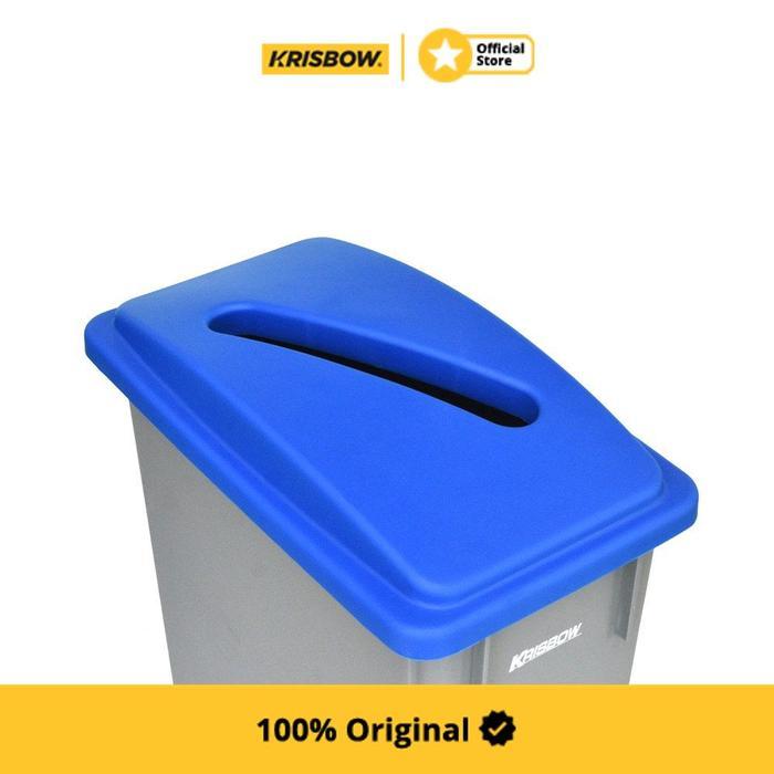 Krisbow 90 Ltr Tempat Sampah Kertas - Abu-Abu