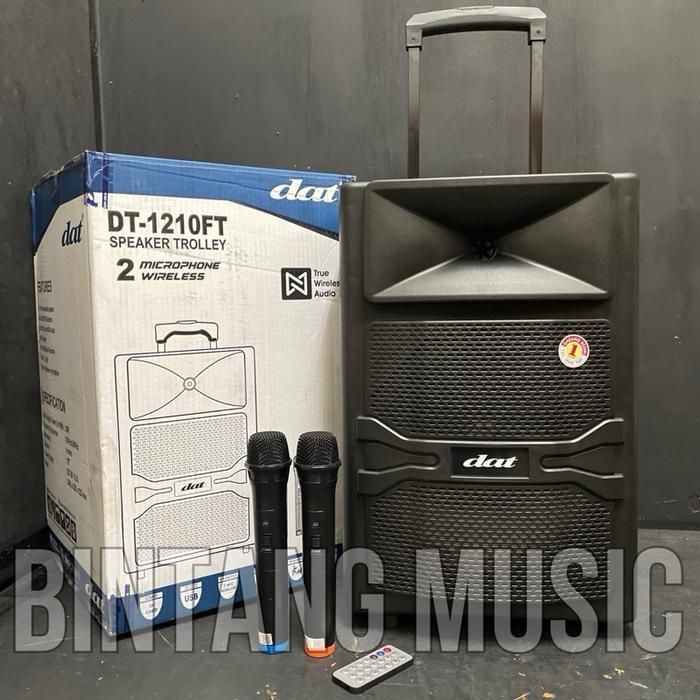 Speaker Dat Dt 1210Ft Original Portable Dat 1210Ft 12Inch Terbaru 