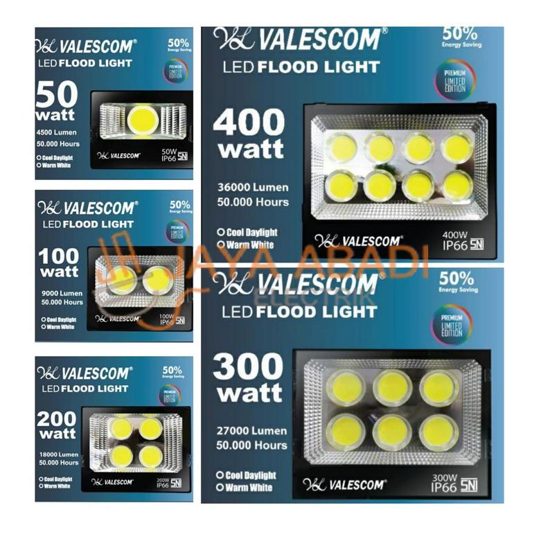 Lampu Led Sorot Tembak Cob 50 100 200 300 400 Watt Sni Super Bright Pasti Ori