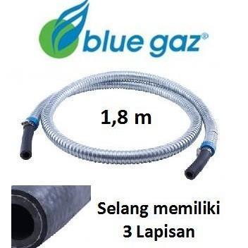SELANG ORI BLUE GAZ 1,8 METER SNI ASLI LPG GAS