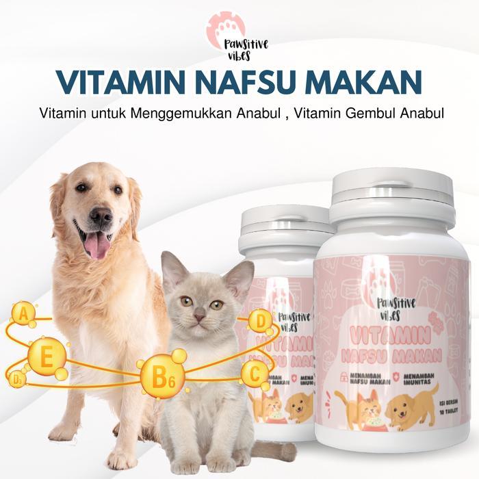 Vitamin Nafsu Makan Kucing Anjing - Vitamin Gembul Anjing Kucing