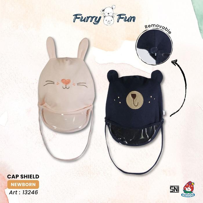 Ichigo Cap Shield Batita (1-3Y) Furry Fun 13248