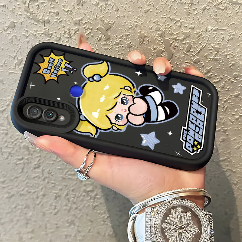 Casing Hp Xiaomi Redmi Note 7 Redmi Note 7s Redmi Note 7 Pro Case Gadis kartun Kasing silikon Cesing
