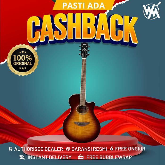 Yamaha APX600FM TBS - APX600 FM TBS - APX 600FM Gitar Akustik Elektrik