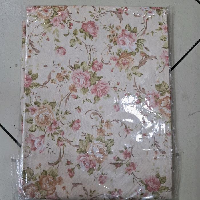 Terlaris - Taplak Meja Makan 6 Kursi Oval/Taplak Meja 6 Kursi Oval Bunga -Gratisongkir
