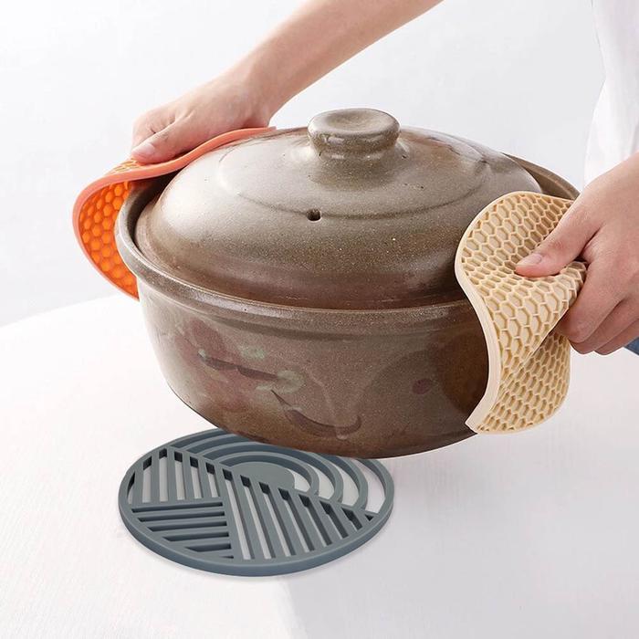 Cup Mats - Alas Silicone Alas Panci Coaster Alas Gelas Piring Alas Karet Tatakan Karet Tatakan Gelas