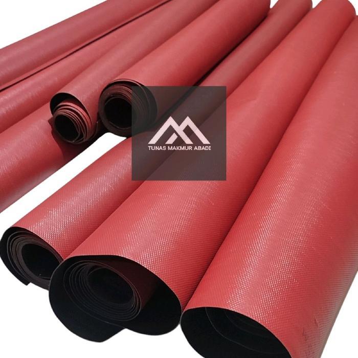 "New" Karpet Talang Air Merah Hitam Harga 10Meter Pelindung Atap Rumah Kuat Anti Bocor Talang Karet