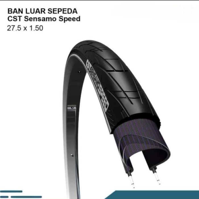 Ban Luar 27.5 x 150 CST SENSAMO SPEED Non Foldable Premium Series Tire 40-584 Wired
