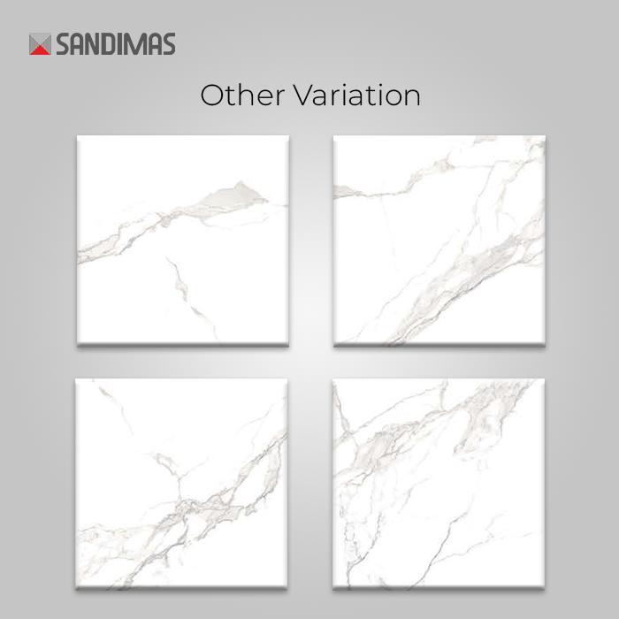 SANDIMAS LANTAI GRANIT PERIATUS MARBLE 80X80 1DUS ISI 3PCS =1,92M2 POLISHED