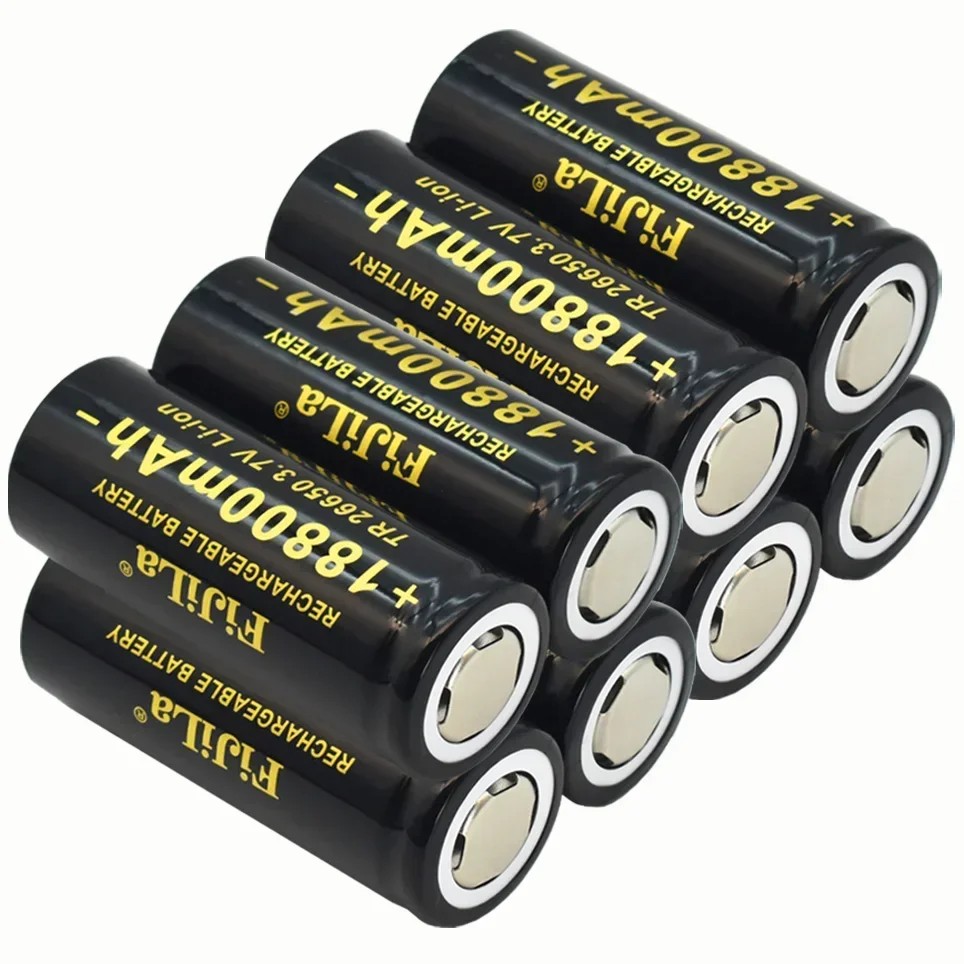 New Original high quality 26650 battery 18800mAh 3.7V 50A lithium ion rechargeable battery for 26650