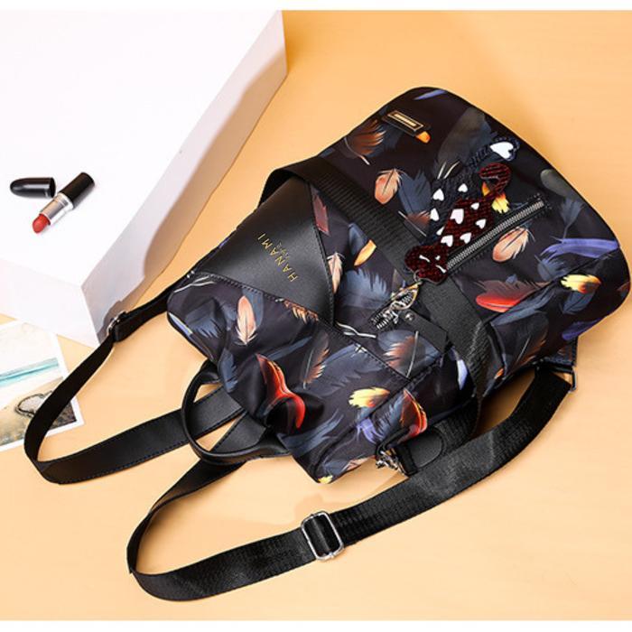 Top HANAMI Tas Ransel Wanita Backpack Korea Sekolah Hitam Arama Kerja m Ori Branded TA326B5