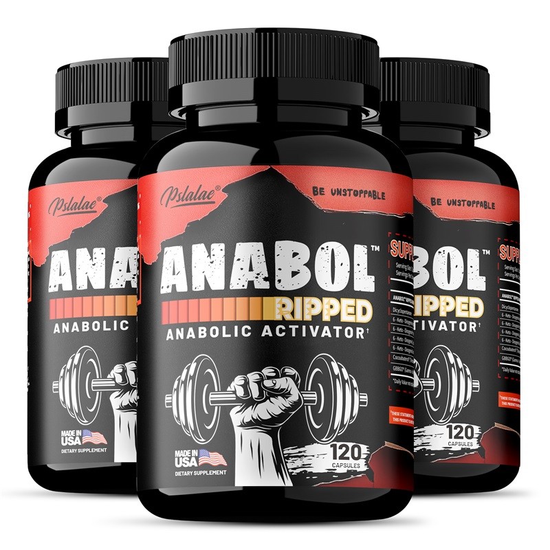Anabol Ripped Anabolic Muscle Builder - Pre-workout for Stronger Muscles, Pumps, Energy and