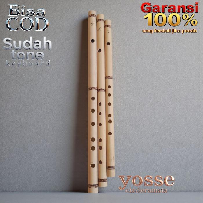 Suling Bambu Suling Dangdut 1 Set Isi 3 Nada A C G Packing Cantik Rapi Aqurat Sudah tuning Keyboard