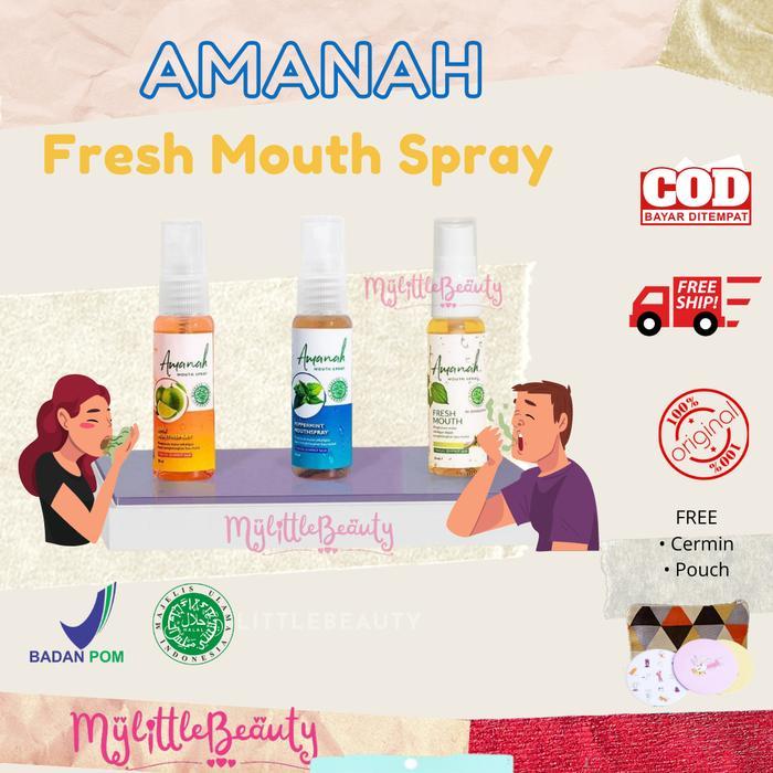 AMANAH FRESH SPRAY MOUTH SPRAY PENGHILANG BAU MULUT