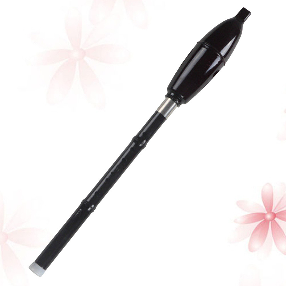 Bawu Vertical Blow Chinese Folk Instrument Bakelite Woodwind Flute for Beginners Music Enthusiasts