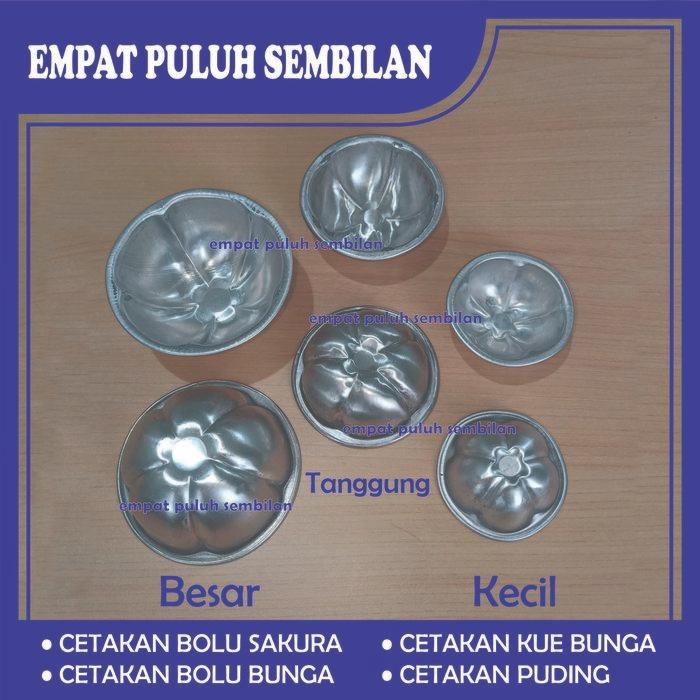 cetakan puding jelly kue sakura / cetakan coklat / loyang kue mini