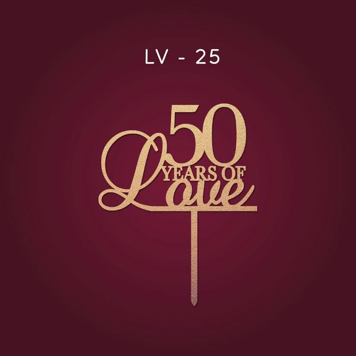 LV 25 / BISA REQUEST ANGKA / CAKE TOPPER / TOPPER / HIASAN KUE