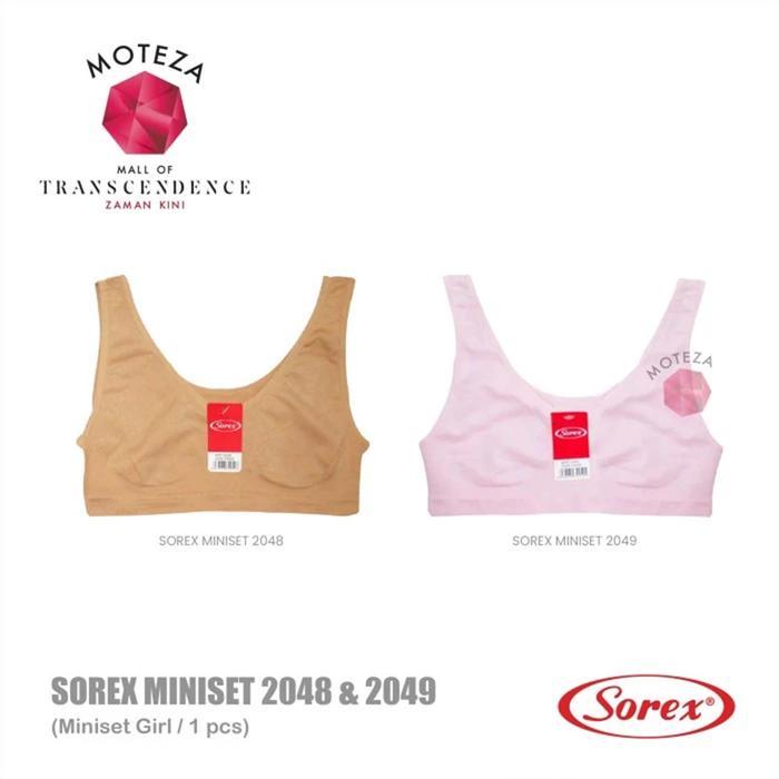 Sorex Miniset Pakaian Dalam / Bra Rajut BH ABG Anak Remaja Dewasa Perempuan - 2048 ; 2049 Poliester