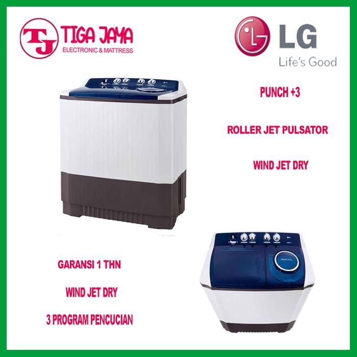 LG P1600RT MESIN CUCI 2 TABUNG LG P1600 RT 16KG
