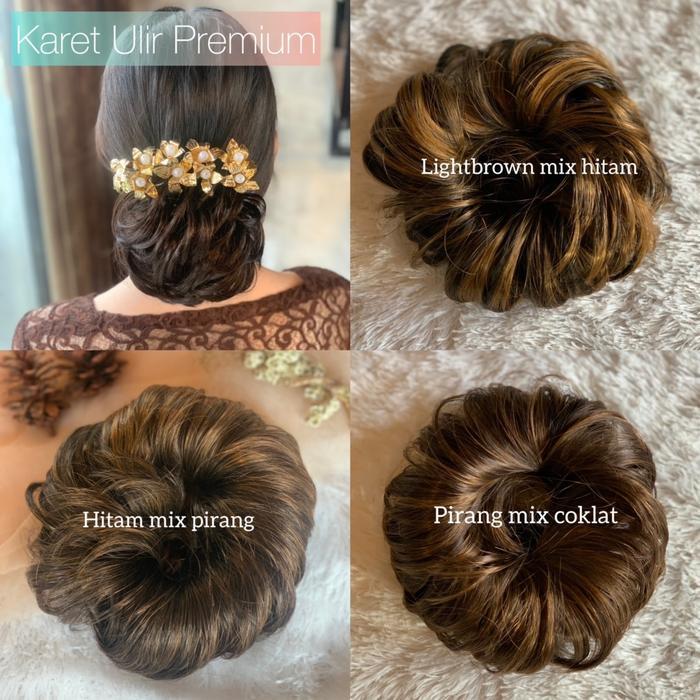 STARLIGHT BALI - Karet Ulir Premium / Sanggul KARET / Sanggul Ulir/ Karet Rambut Ulir / Karet Cepol