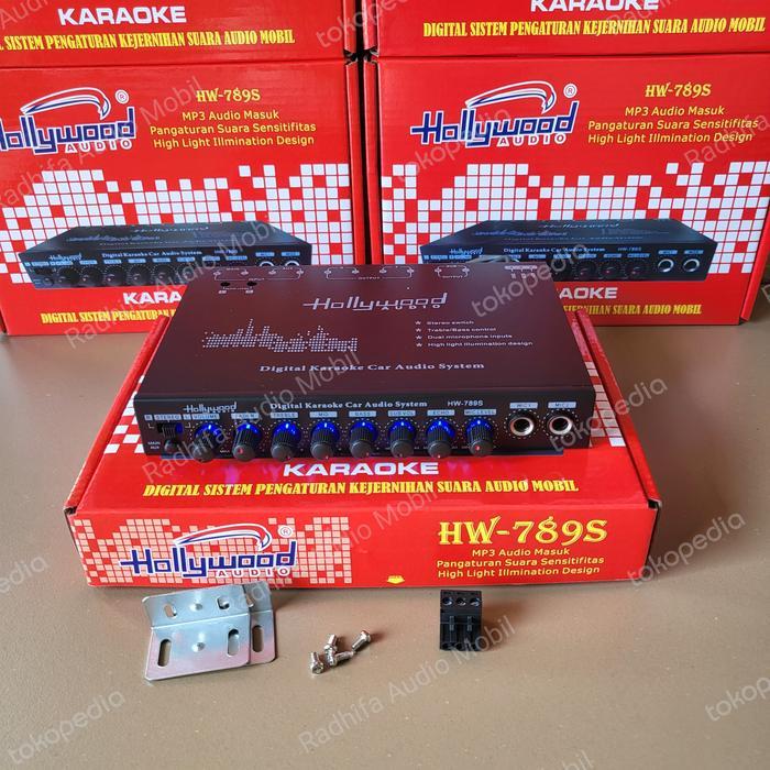 Equalizer Parametrik Audio mobil merk Hollywood HW-789S