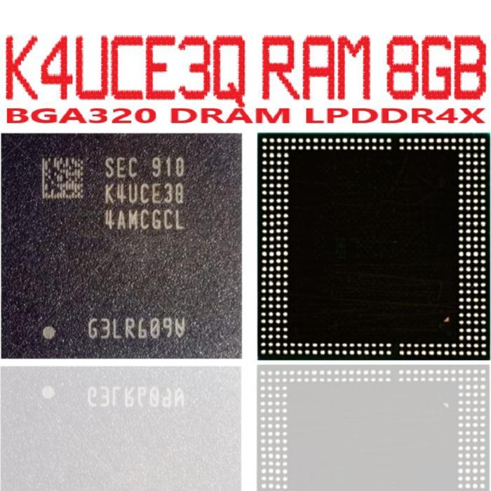 IC RAM Samsung A51 8GB K4UCE3Q A515 LPDDR 32Gb K4UCE3Q4AM-AGCJ