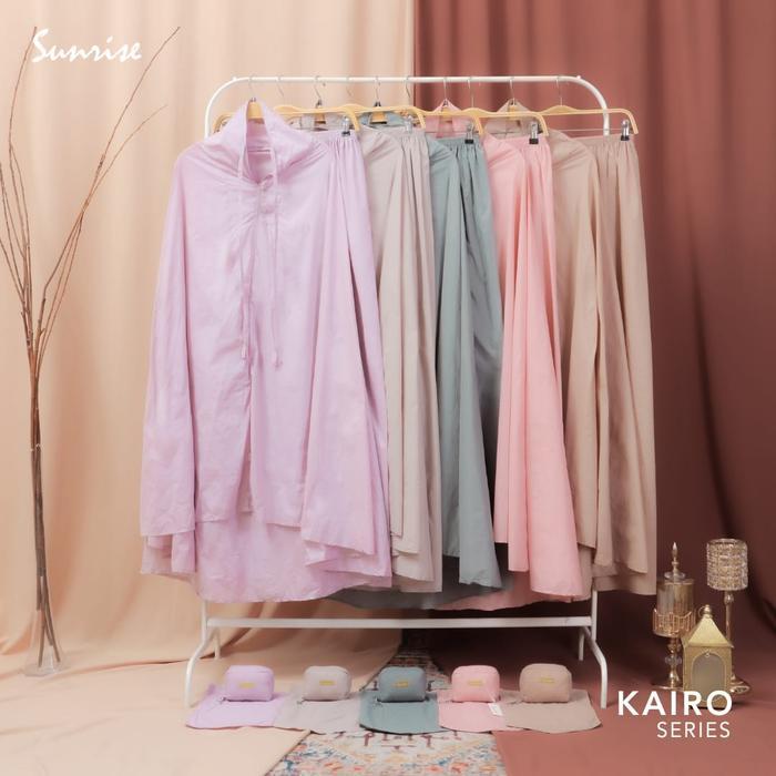 Sunrise - Mukena Travel Parasut Sutera Kairo Series